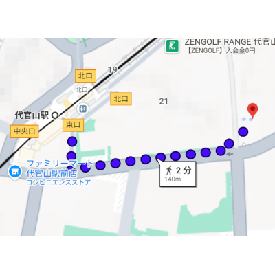 TG 代官山の物件地図