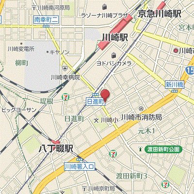 マンスリーリブマックス川崎エセンザ■『禁煙ルーム』【独立洗面・浴室乾燥付】≪エクセレントシリーズ≫の物件地図