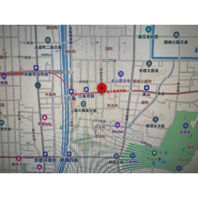 京都祇園四条、フルリノベーション　駅近マンション ネット無料　設備充実の物件地図