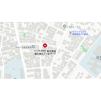 マンスリーステージ東武練馬Ⅲ【インターネット無料！管理費無料！！】の物件地図