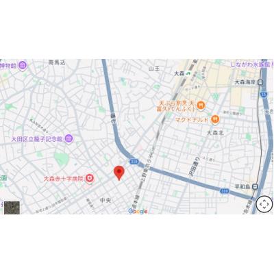 Sumica大森【築浅・家具家電付き　家族&グループに最適な3ベッドルームハウス　住環境良好】の物件地図