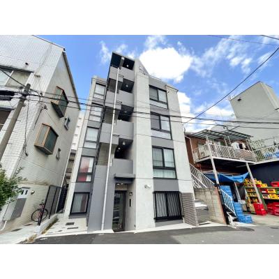 新宿の繫華街エリア/駅徒歩4分/1LDK/アクセントカラーのおしゃれなお部屋/タスキsmart東新宿 302の物件地図