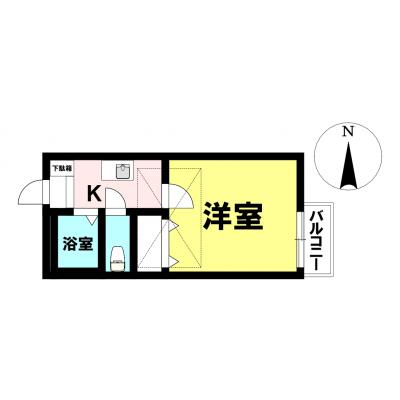 【名古屋市港区/港北駅/駐車場/バストイレ別】ブランドールJ ファミマンの物件地図