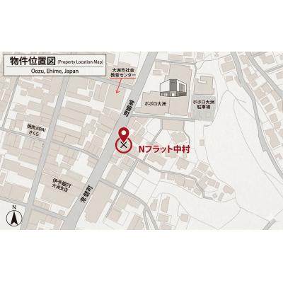 Nステイ中村の物件地図