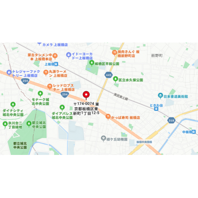 マンスリーステージ上板橋Ⅲ【インターネット無料！管理費無料！！25㎡以上】の物件地図