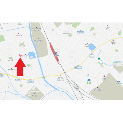 ACO江端町⭐オートロック＆エレベーター付き⭐※90日以上でご利用が可能となります。の物件地図