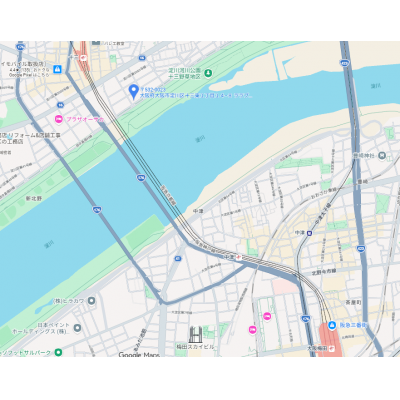 ワントップマンスリー十三プライムリバーサイド【LUUP無料クーポン、ヨギボー、Refa製品付き！】の物件地図