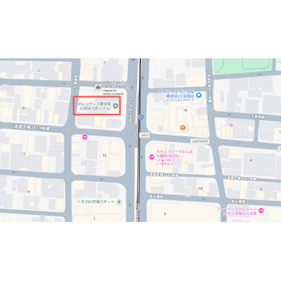 Miro Hotel 難波 ダブルルームの物件地図