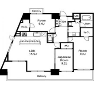 レジュールアッシュ福島　Kタイプ　【ネット無料、テレワーク・リモートワーク充実した環境完備！】の物件地図