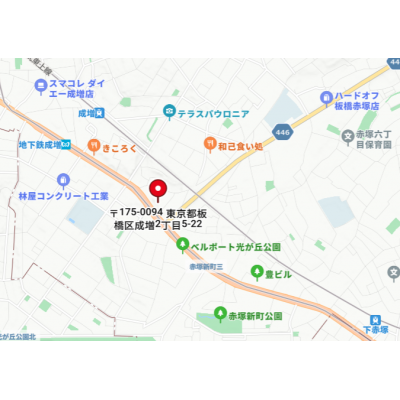 マンスリーステージ成増Ⅱ【インターネット無料！管理費無料！3駅利用可】の物件地図