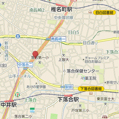 マンスリーリブマックス西武新宿線中井・下落合スカイガーデン■『ペット可・1K・25平米・築浅』【Wi-Fi無制限・ローテーブル・ソファ】≪プレミアムシリーズ≫の物件地図