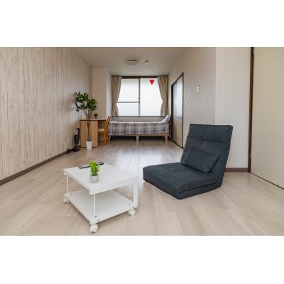 ☕🍔が徒歩圏内❢アルプス通りすぐ❣WIFI無料📱家具家電付📺駐車場付！TM200　501号室の物件地図