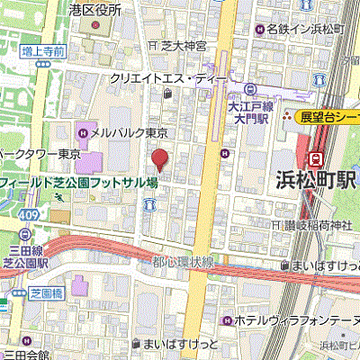 グッドステイ浜松町・芝大門ステーションフロント※『禁煙ルーム・34平米・1名入居限定・独立洗面』【ベーシック】の物件地図