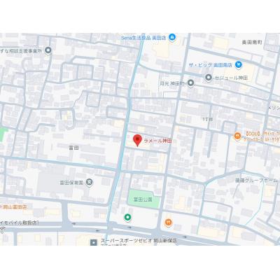 🚉JR宇野線「大元駅」✨敷地内駐車場有り🚙お買い物の環境も抜群🌟の物件地図