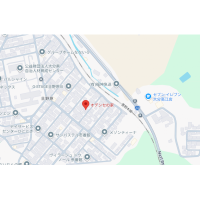 駐車場1台無料・Wi-Fi無料！宅配BOX付き♪の物件地図