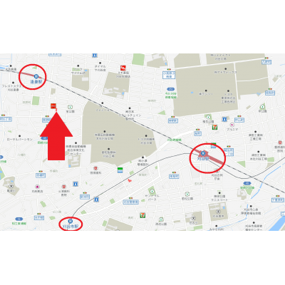 ＡＣＯ宝町　⭐Wi-Fi無料⭐　※90日以上でご利用が可能となります。の物件地図