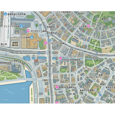 apartment 〒857-0055　長崎県佐世保市湊町2-9 松尾ビル1F