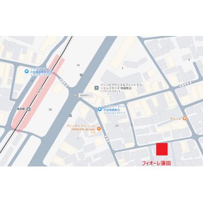 新築マンション！！駅徒歩5分　空港にアクセスしやすい、ネット無料・オートロック・浴室乾燥機付・独立洗面台・禁煙　Cタイプの物件地図