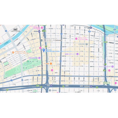 ワントップマンスリー淀屋橋プライムシティ【LUUP無料クーポン、ヨギボー、Refa製品付き】の物件地図