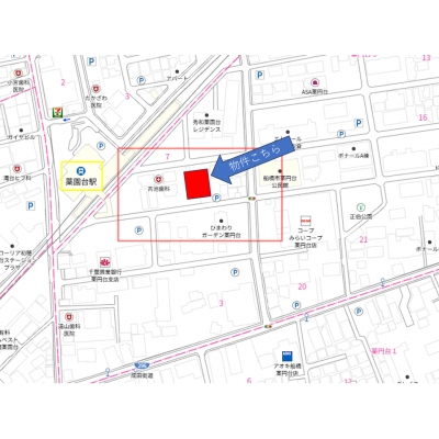 ビスタハウス・薬園台【A】の物件地図