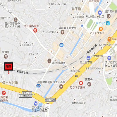 グッドステイ横浜保土ヶ谷WEST■『禁煙ルーム・独立洗面・浴室乾燥付』【ハイクラス】の物件地図