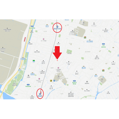 ＡＣＯ善明町 ⭐Wi-Fi無料⭐の物件地図