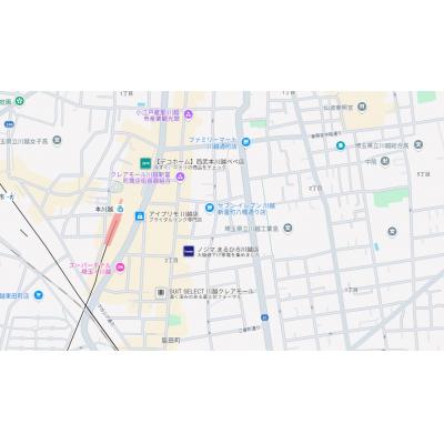 【キャンペーン価格適用中！】リスポーン川越20【本川越駅 徒歩10分！Wi-Fi付、宅配BOX付、オートロック付】の物件地図