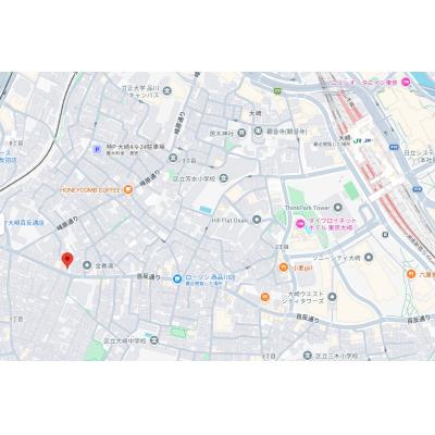 N・M MOCHIZUKI　山手線大崎駅まで徒歩10分と好立地の物件地図