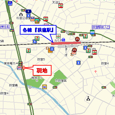 グッドステイ荻窪参番館■『3点ＵＢ』【ライト】の物件地図