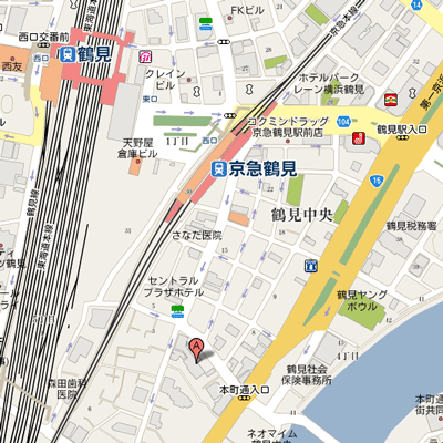 グッドステイ川崎・鶴見駅前□《京急鶴見駅・徒歩2分》【ライト】の物件地図