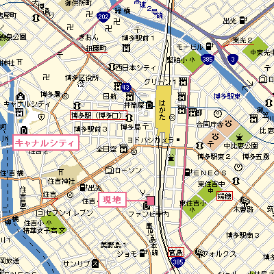マンスリーリブマックス博多サヴォイステーション※【NET対応】≪スタンダードシリーズ≫の物件地図
