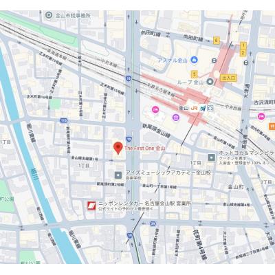 セイワマンスリー金山駅前【2026年11月以降入居可】【禁煙】【Wi-Fi無料】【金山駅徒歩圏内】の物件地図