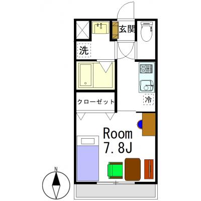 apartment 〒372-0802　群馬県伊勢崎市田中島町1400-7