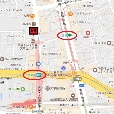 グッドステイ後楽園ステーションフロント■《駅近2分》【ベーシック・セパレート】の物件地図