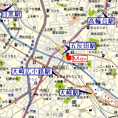 グッドステイ五反田駅前SOUTH■【ベーシック】【G】の物件地図