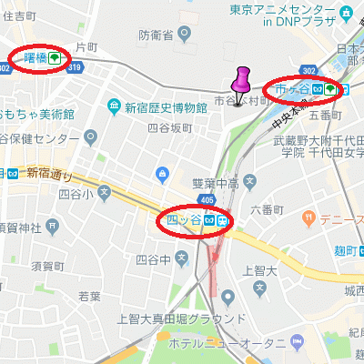 グッドステイ市ヶ谷WEST△『禁煙ルーム・1名入居限定・25平米・駅4分・独立洗面』【ベーシック】の物件地図