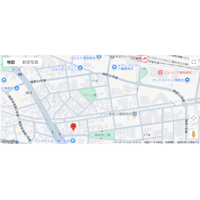 ★1R・セミダブル：布団・枕新品★2人利用可能★ジョイフルマンスリー陣原駅前★の物件地図