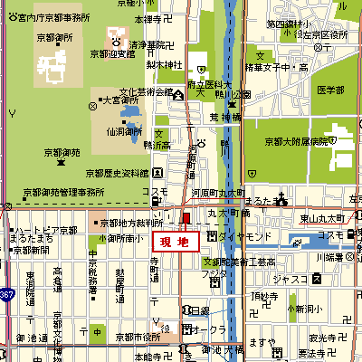 マンスリーリブマックス京都三条御所東※【駅2分・NET対応・セパレート・独立洗面台】≪スタンダードシリーズ≫の物件地図