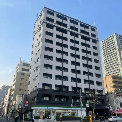 ★格安キャンペーン実施中　※詳細は窓口まで★　室内動画有り・G-style.BBwf東京　月島駅前3A（禁煙）【嬉しいインターネット料金込み♪食器類や調理器具等の生活備品も日額料金に含んでいます♪】の物件地図