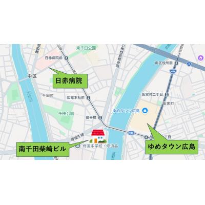 南千田柴崎ビル（駐車場付き！インターネット無料物件です！）の物件地図