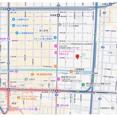 マンスリー島之内の物件地図