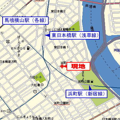 グッドステイ日本橋明治座●『駅2分』【ベーシック】の物件地図