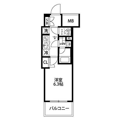 アットイン心斎橋TK13-1（堺筋本町）の物件地図
