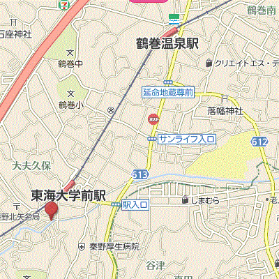 グッドステイ小田急線・東海大学前SOUTH△『禁煙ルーム・1名入居限定・23平米・駅4分・セパレート』【ベーシック】の物件地図