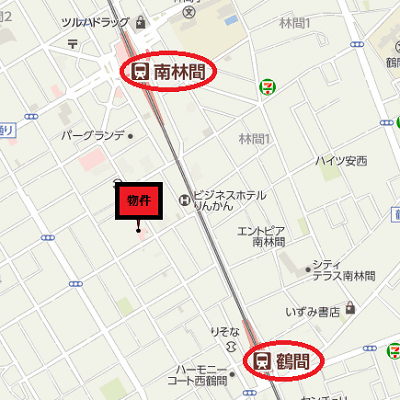 グッドステイ南林間■【ベーシック】【G】の物件地図