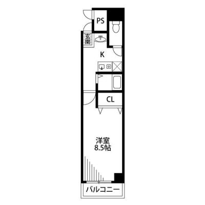 アットイン上本町3の物件地図
