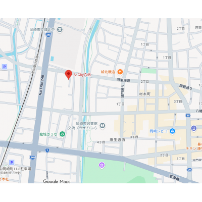 🚉名鉄名古屋本線「矢作橋駅」✨オートロック・ネット無料🔏落ち着いた住環境で暮らしやすさ抜群🌟の物件地図