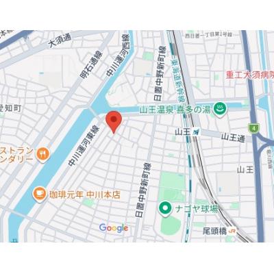 セイワマンスリー山王【1DK】【禁煙🚭】【ネット無料】【駐車場敷地内1台空きあり】の物件地図