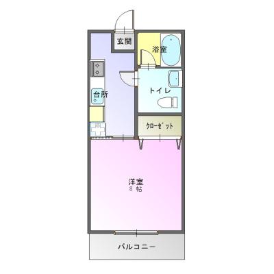【M151】津名一宮IC車6分🚙淡路市中心の志筑エリア✨駐車場1台込🚗Wi-Fi完備の快適1Kマンスリー✨の物件地図