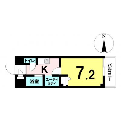 【名古屋市西区/庄内通駅徒歩12分/ネット無料/洋室7.2帖/バストイレ別・独立洗面台/オートロック】ラフィネ又穂 ファミマンの物件地図